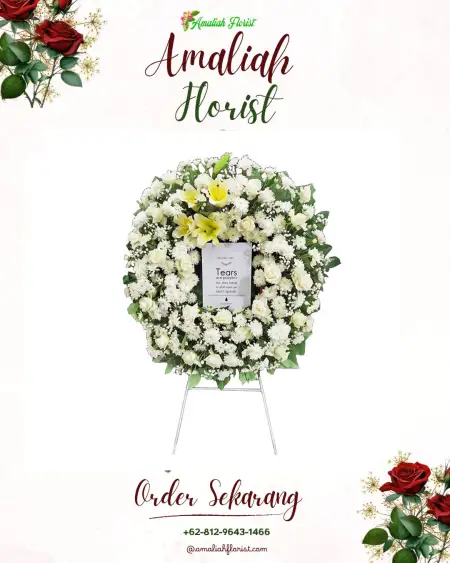 Krans Bunga Duka Cikujang